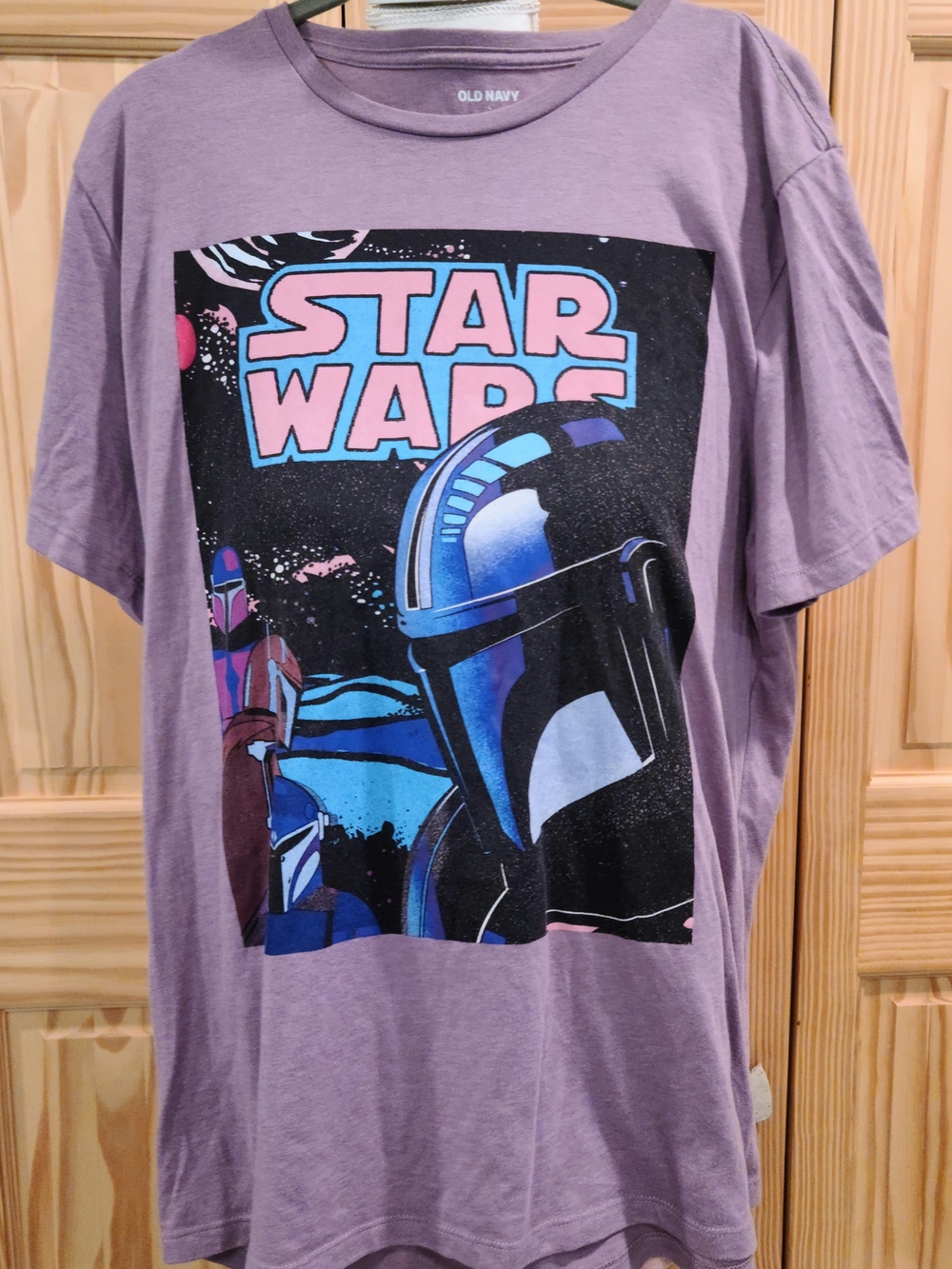 Gwntley Loved Old Navy Star Wars Purple Graphic Tee - Large